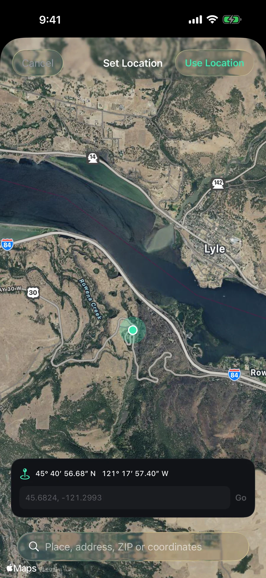 EXIF Magic map picker for setting a new photo location